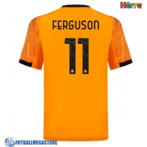 Fotballdrakt Herre AS Roma Evan Ferguson #11 Bortedrakt 2025-26 Kortermet